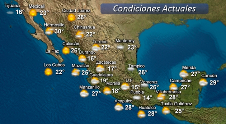 Continuarán las lluvias en 21 estados del país - Captura-de-pantalla-2015-06-21-a-las-9.17.54