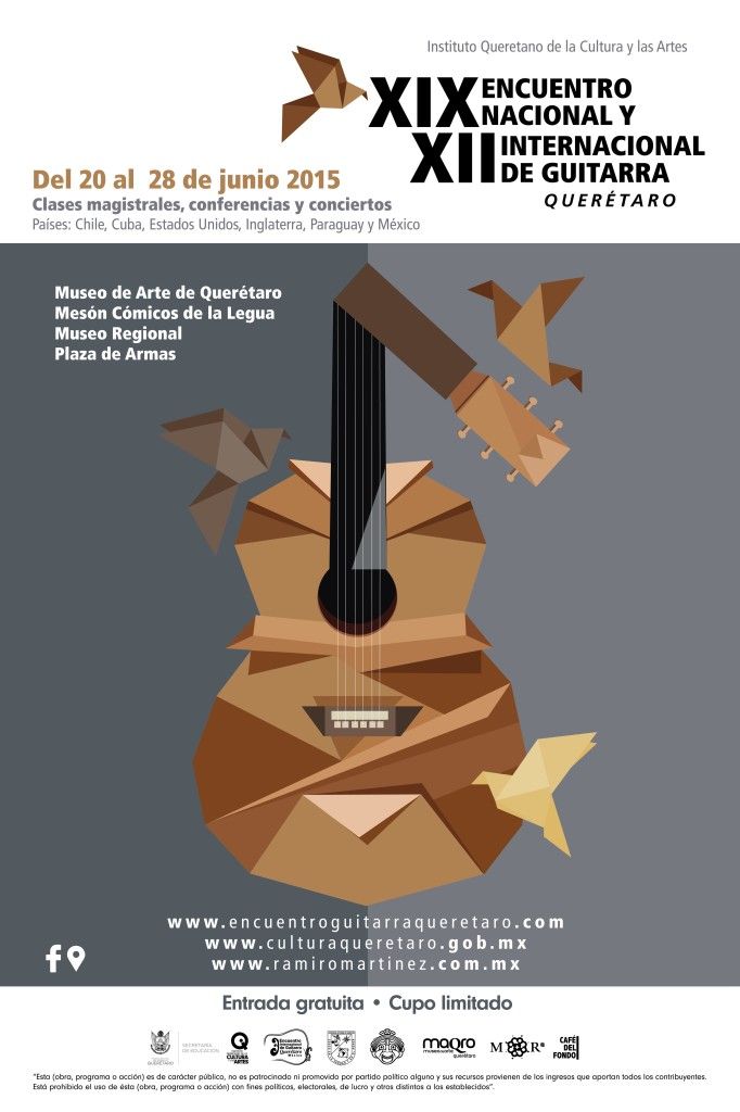 Oferta cultural del 20 al 26 de junio - XIX-Encuentro-Nacional-y-XII-Internacional-de-Guitarra-en-Querétaro-682x1024