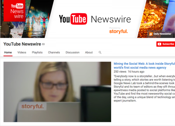 YouTube tendrá su propio servicio de noticias - YouTube-Newswire-page