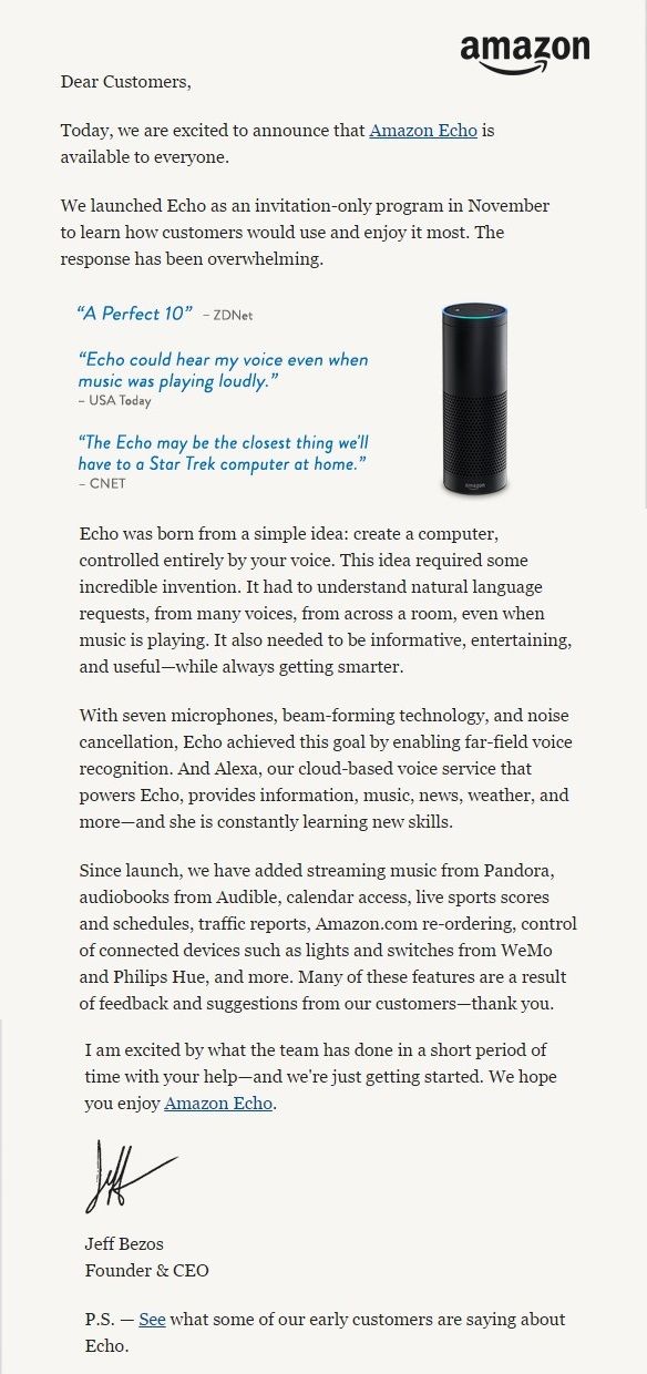 Lanzan Amazon Echo - amazo1