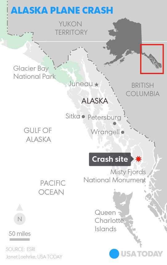 Avioneta se estrella en Alaska. Hay 9 muertos - avioneta-estrellada-Alaska-USA-Today