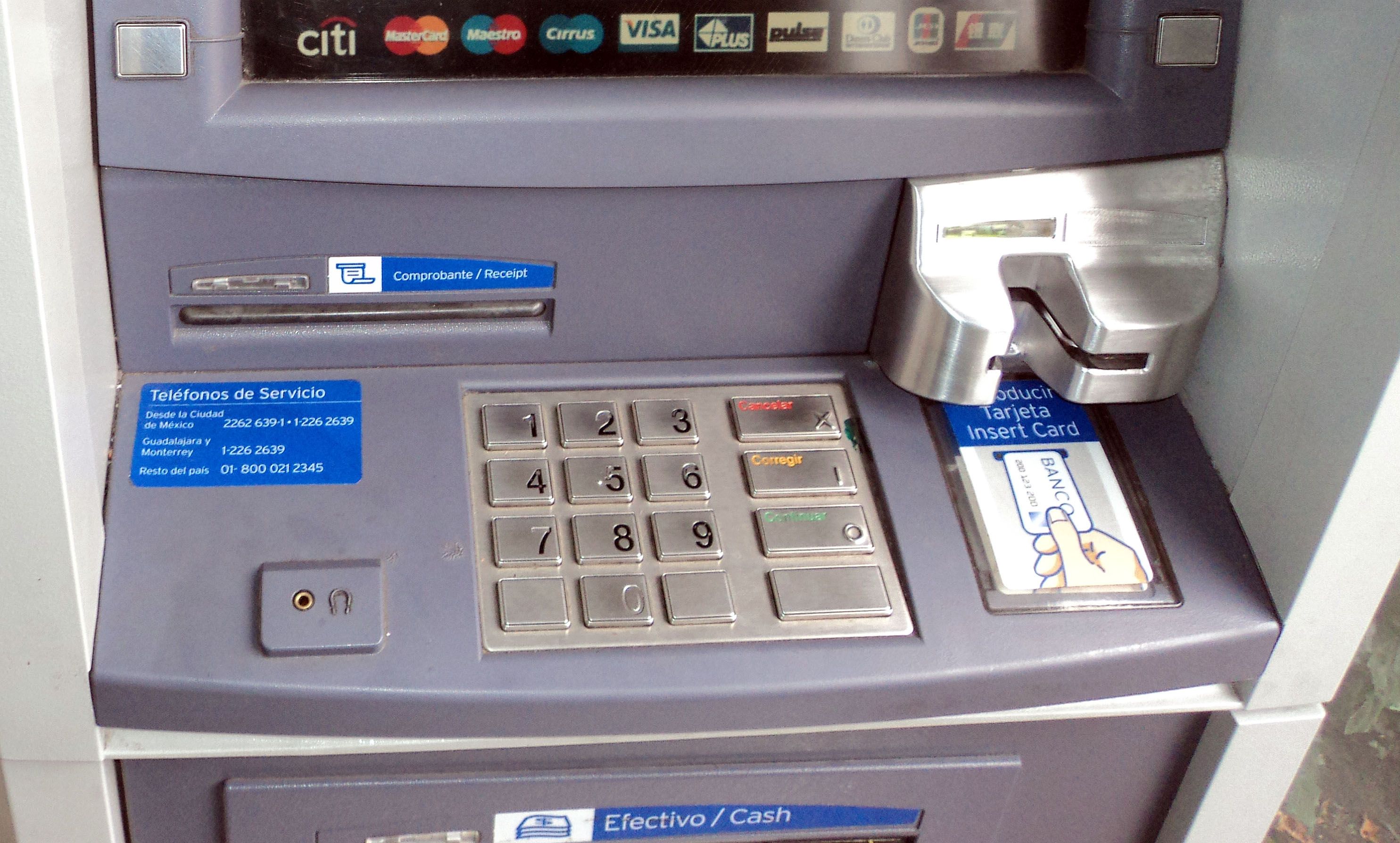 Aumenta el robo en cajeros automáticos - cajero-BANAMEX