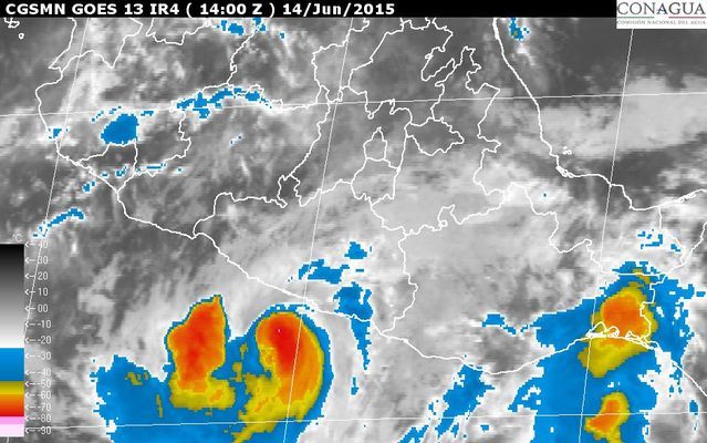 Persistirán lluvias y posibilidad de granizo en casi todo el país - conagua-smn-centro