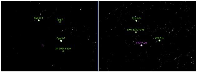 Resurge hoyo negro cercano a la Tierra - cygni1