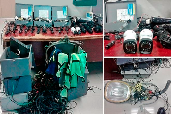 Ya van 118 videocámaras del narco que se desmantelan en Reynosa - desmantelan