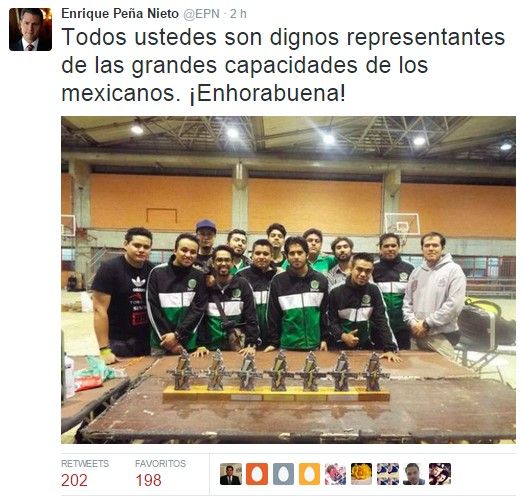 EPN felicita a alumnos politécnicos por concurso de robótica - epn-and-esmie