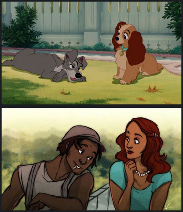 Los animales de Disney si fueran humanos - humanos-disney-Pugletto3