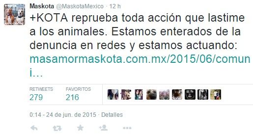 +KOTA anuncia acciones legales contra empleados - kota-tuit