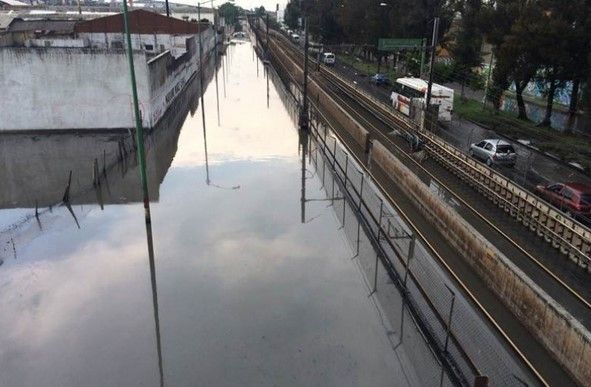 Inundaciones al oriente de la Ciudad de México - lluvias-CDMX-18junio-El-Universal