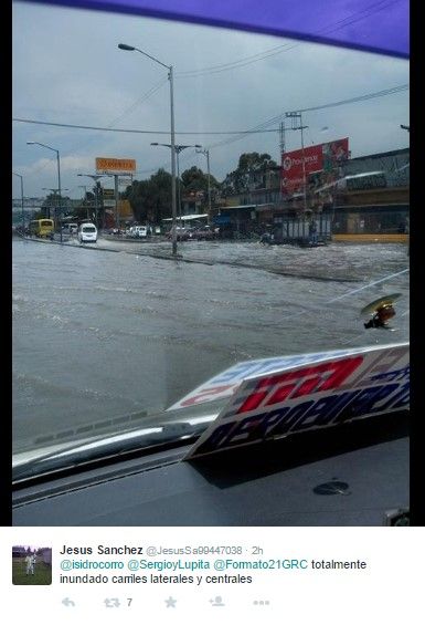 Inundaciones al oriente de la Ciudad de México - lluvias-CDMX-18junio-Twitter3
