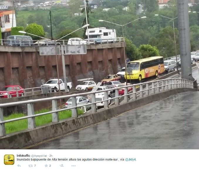 Inundaciones al oriente de la Ciudad de México - lluvias-CDMX-18junio-Twitter4