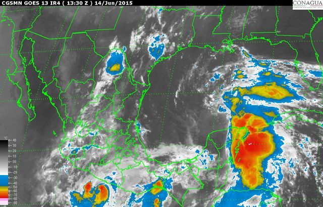 Persistirán lluvias y posibilidad de granizo en casi todo el país - mexico-clima-14-06