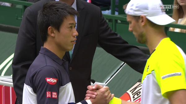 Federer avanza a la final del torneo de Halle - nishikori-seppi-torneo-de-halle