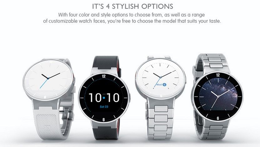 Alcatel lanza reloj inteligente compatible con iOS y Android - ociones