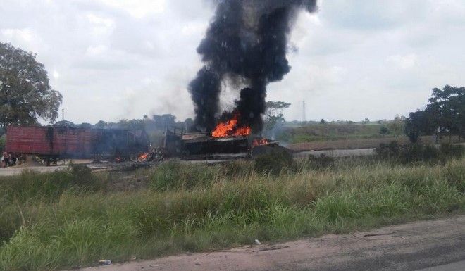 Explota pipa en carretera Coatzacoalcos-Cárdenas - pipa-2