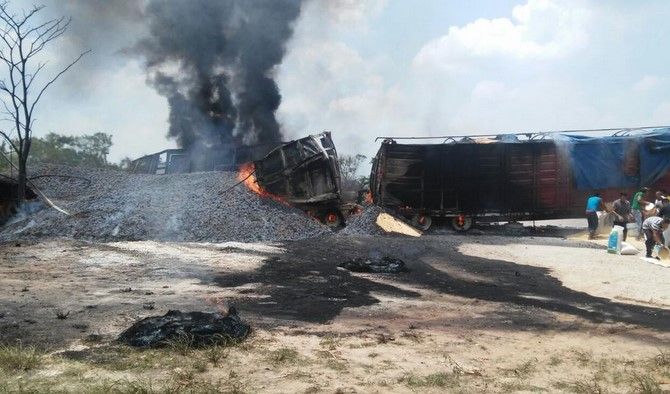 Explota pipa en carretera Coatzacoalcos-Cárdenas - pipa4