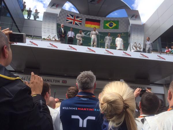 Rosberg gana Gran Premio de Austria - podio-Austria