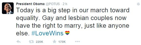 Suprema Corte de EE. UU.: parejas homosexuales tienen derecho a casarse - potus_gai1