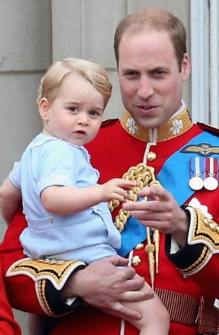 Reina Isabel celebra su cumpleaños 89 - principe-george-y-william