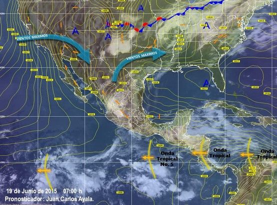 Viernes con lluvias en gran parte del país - pronostico-7_00