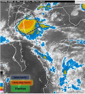 Las lluvias persistirán el día de hoy en todo el país - pronostico_nacional_30junio_3