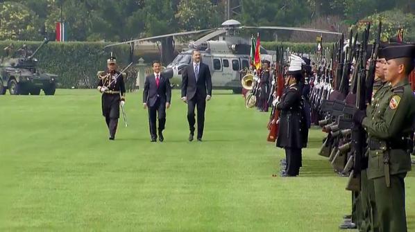 Reciben a los reyes de España en Campo Marte - revista-a-tropas