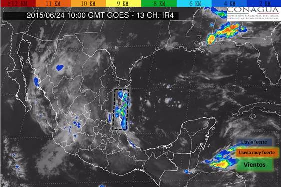 Continuarán las lluvias en gran parte del territorio nacional - severo_image0022