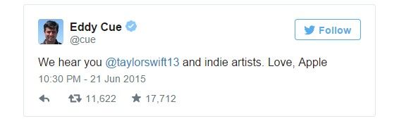 Apple Music pagará a músicos incluso durante periodo de prueba - taylor