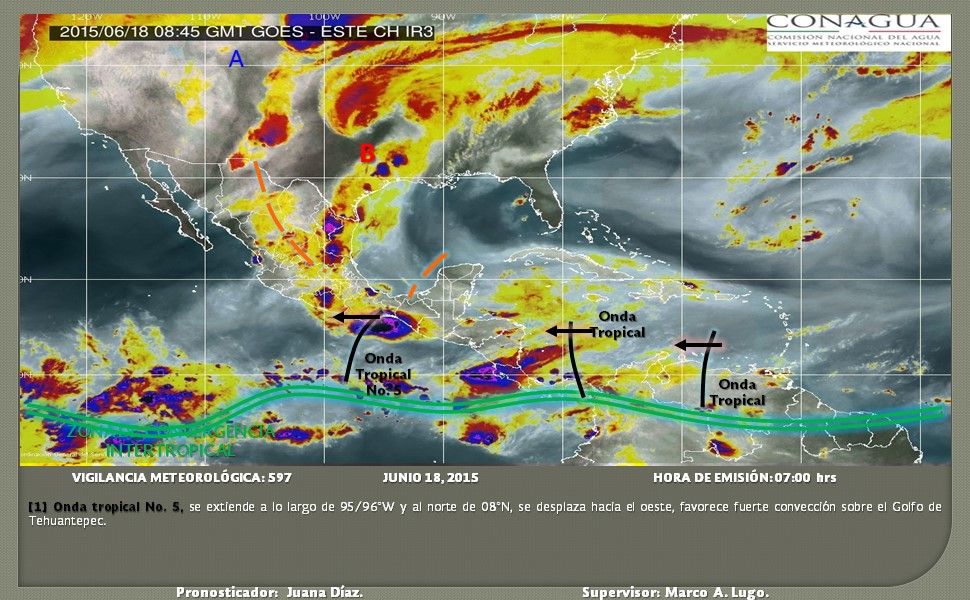 Alertan por lluvias intensas en gran parte del país - vigilancia3