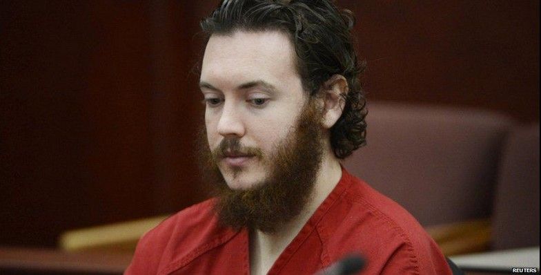 Revisarán bolsas de espectadores en salas de cine de Estados Unidos - James-Holmes