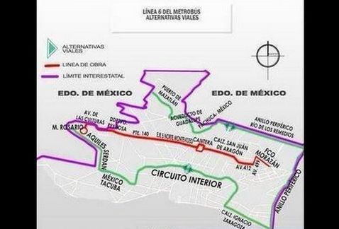 Cierran Eje 5 norte por construcción de L6 del Metrobús - SSP-DF-circulacion-Eje-horarios-realizan_MILIMA20150728_0083_30