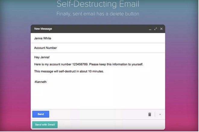 Nueva herramienta permite enviar correos que se autodestruyen - dma