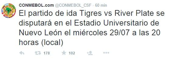 Listos los horarios de la final de la Libertadores - final_ida