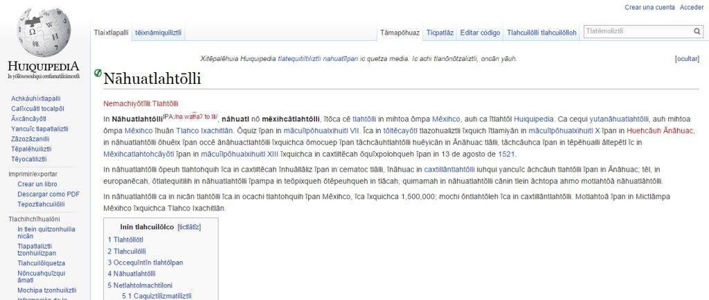 Maya y mixteco se incluirán en Wikipedia - nahuatl-wiki-1024x433