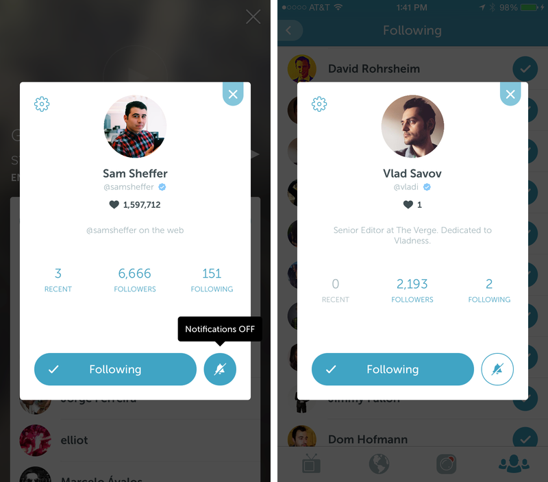Periscope permitirá "silenciar" perfiles muy activos - periscope1