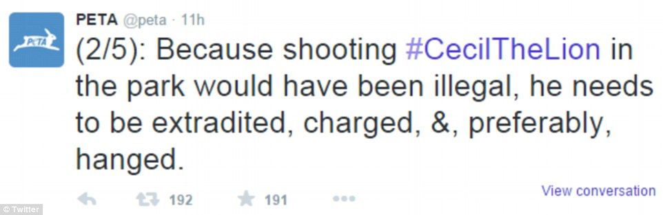 Acusan a dentista de matar a león en Zimbabue - peta-2278135-image-a-19_1438143862796