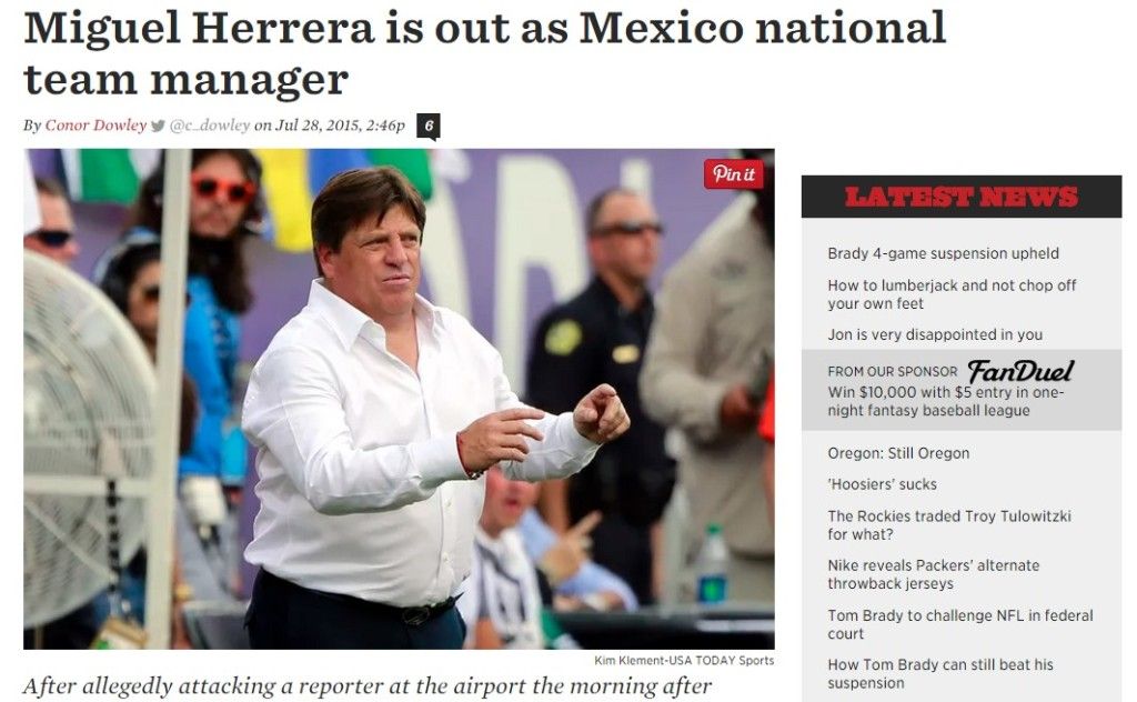 Reacciones en el mundo por el despido del "Piojo" Herrera - sbnation-1024x632