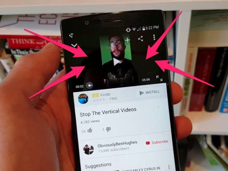 YouTube permitirá ver videos verticales en pantalla completa - vertical_videoyoutube2