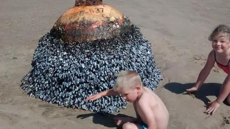 Niños juegan con bomba de la II GM - Bomba-Reino-Unido