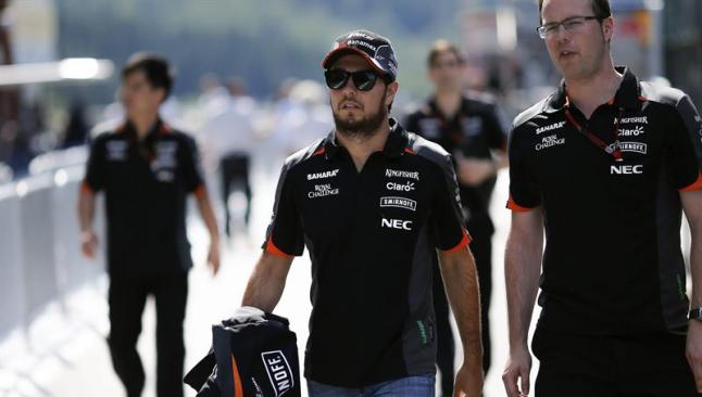 "Checo" saldrá cuarto en GP de Bélgica - Checo-Perez1