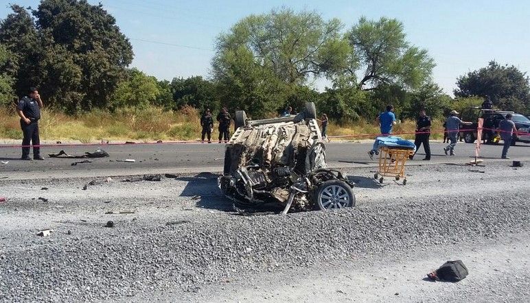 Dos muertos por choque entre patrulla y auto particular - Choque-patrulla-montemorelos-Teran-yadithvaldez