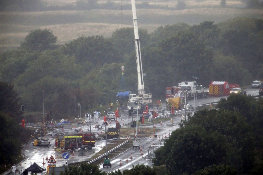 Familia sobrevive a accidente en exhibición aérea en Inglaterra - accidente-inglaterra-1024x682