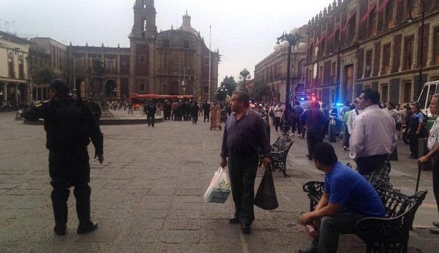 Un muerto por tiroteo en el centro de la CDMX - balacera-Santo-Domingo-excélsior