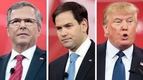 China e India alcanzan a Mexico en inmigrantes a EE.UU. - bush-rubio-trump-resized