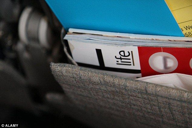 Los lugares más sucios en un avión - cinco