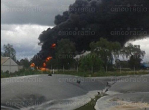 Explosión e incendio en San Juan Tecamachalco - expl