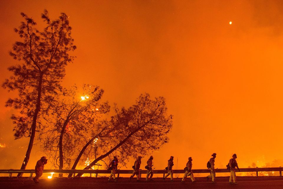Más de 13 mil evacuados por incendios en California - incendio-california-EFE3