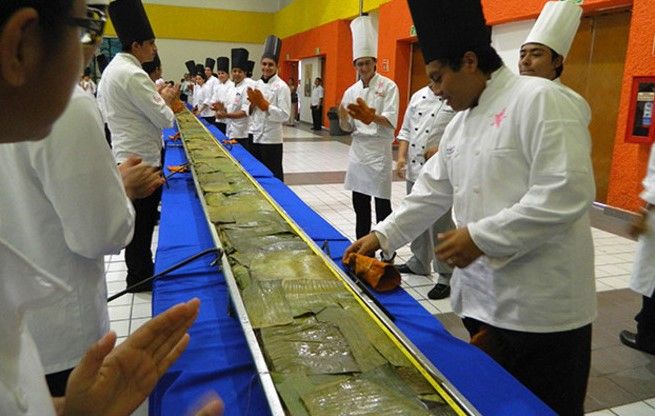 Nuevo México intenta ganar Guinness del tamal más grande - tamal_cancun_record