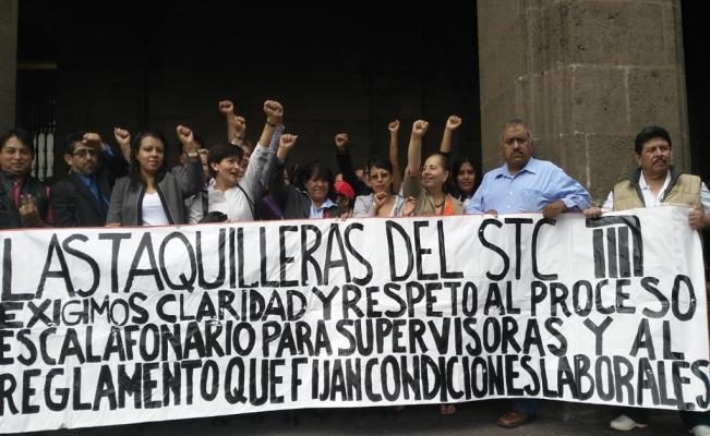 Taquilleras del Metro exigen mejoras laborales - taquilleras