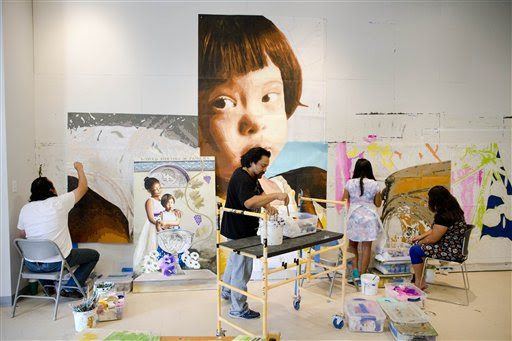 Artista mexicano pinta mural para el papa en Filadelfia - unnamed-2